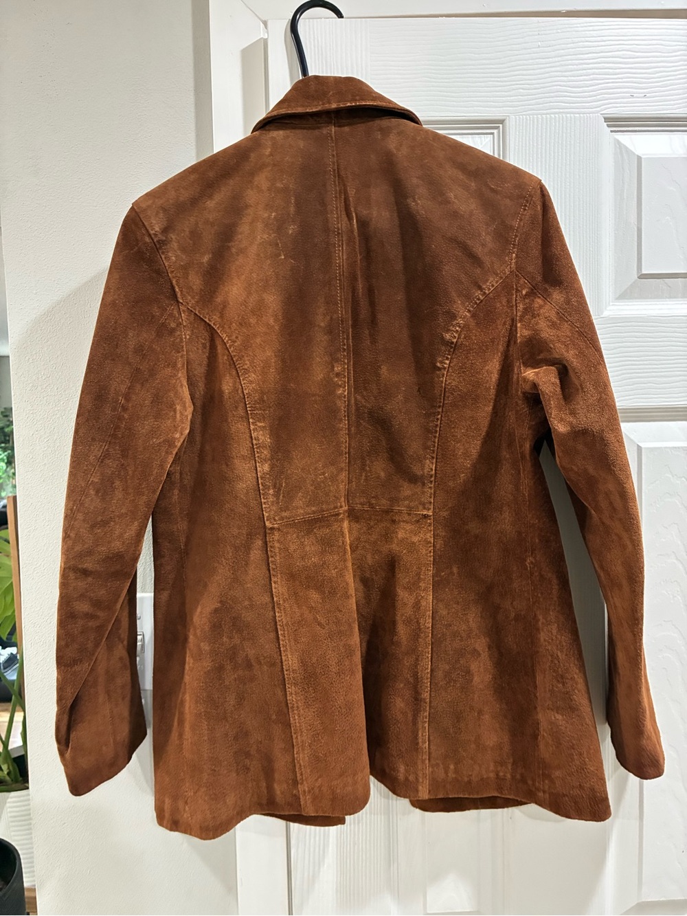 Wilsons Leather Suede Blazer Jacket Brown Genuine Leather Western Boho WM Small - Picture 3 of 6